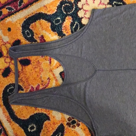 Lululemon Gray/blue tank top - Picture 4 of 4